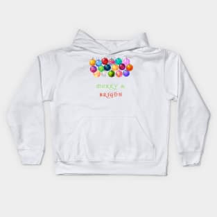 Merry and Bright Kids Hoodie